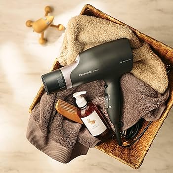 Panasonic - nana  Panasonic EHNA67 Hydrating Nanoe Salon Dryer with